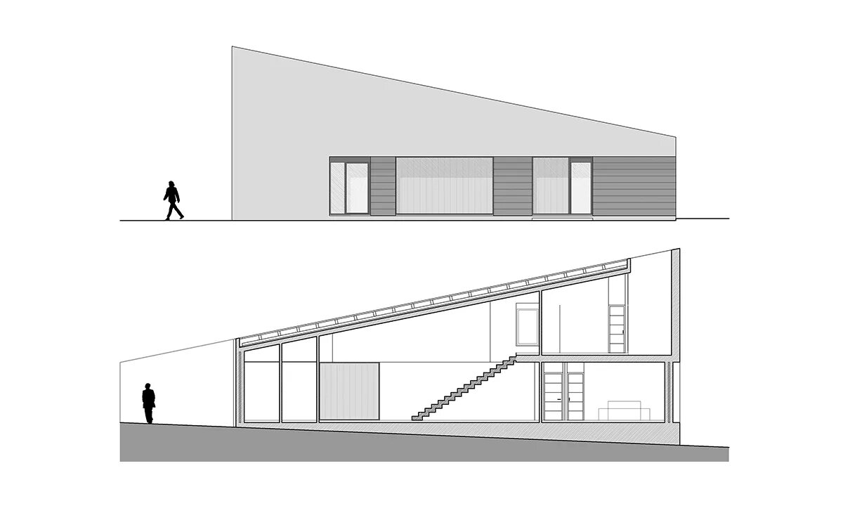 Show section. Дом лофт чертеж снаружи. Стеллаж лофт чертеж. Aqso arquitectos Office в Марокко. Aqso arquitectos Office Plans.