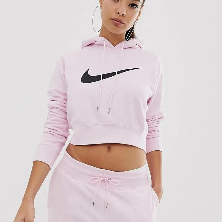 Худи женская Nike Sportswear Swoosh. Толстовка женская Nike Sportswear Swoosh. Толстовка Nike женская розовая fa 180307twa. Женский костюм Nike Swoosh. Найк женщины