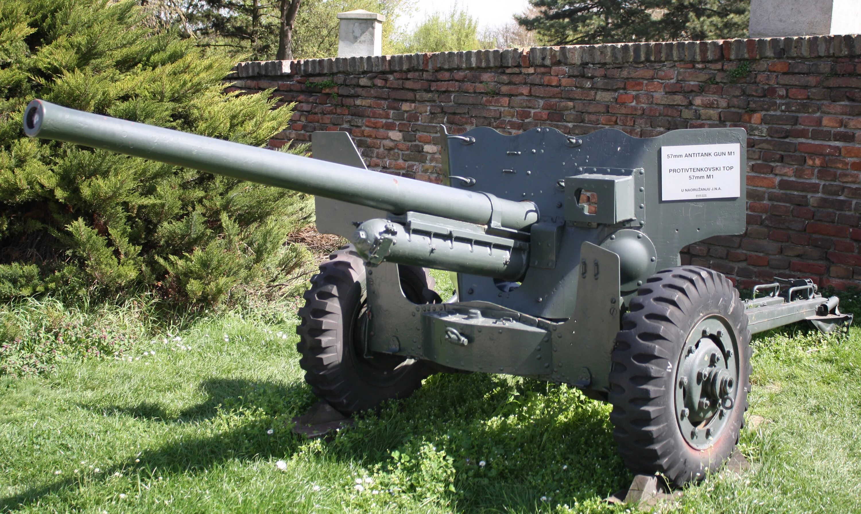 57mm Gun m1. 57-Мм противотанковая пушка м1. 57 Мм м1. M1 57mm Anti Tank Gun.