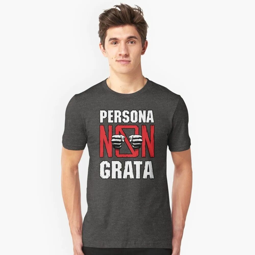 Персона грата фразеологизм. Persona non grata футболка. Одежда persona grata. Нон грата одежда. Футлолка персона нон грата.