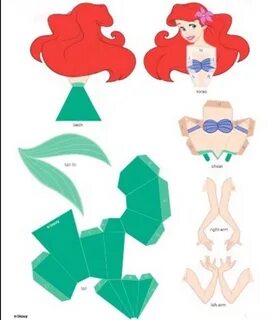 Mermaid paper crafts