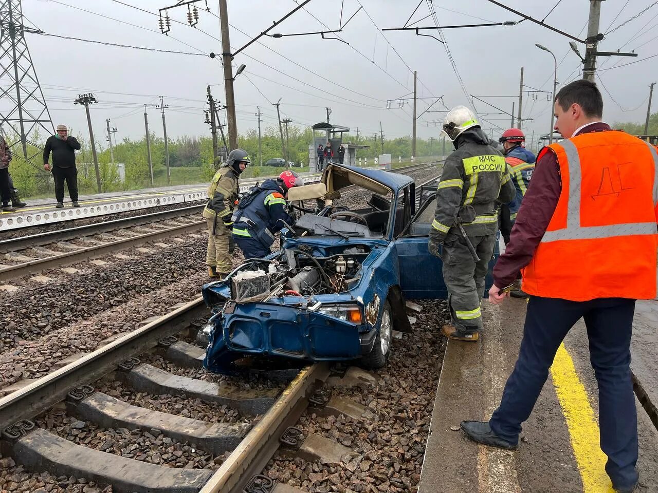 Железнодорожная авария. Гибнет на дорогах