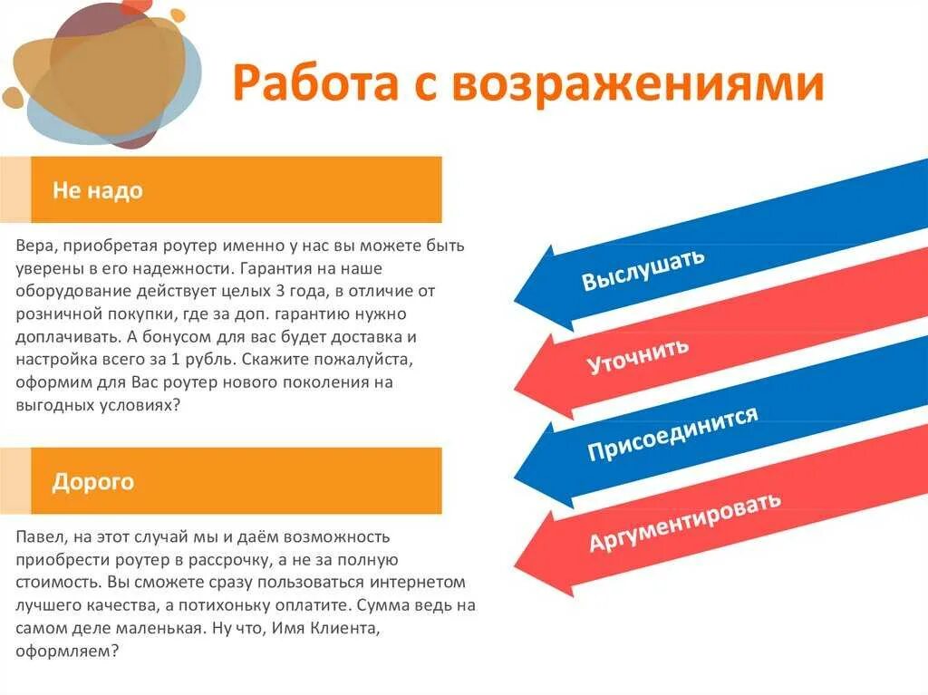 Какие возражения можно представить против теории интереса. Скрипты работы с возражениями. работа с возражениями в продажах скрипты. этапы работы с возражениями. скрипт отработки возражений.