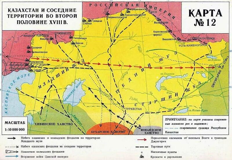 Земли казахстана раньше