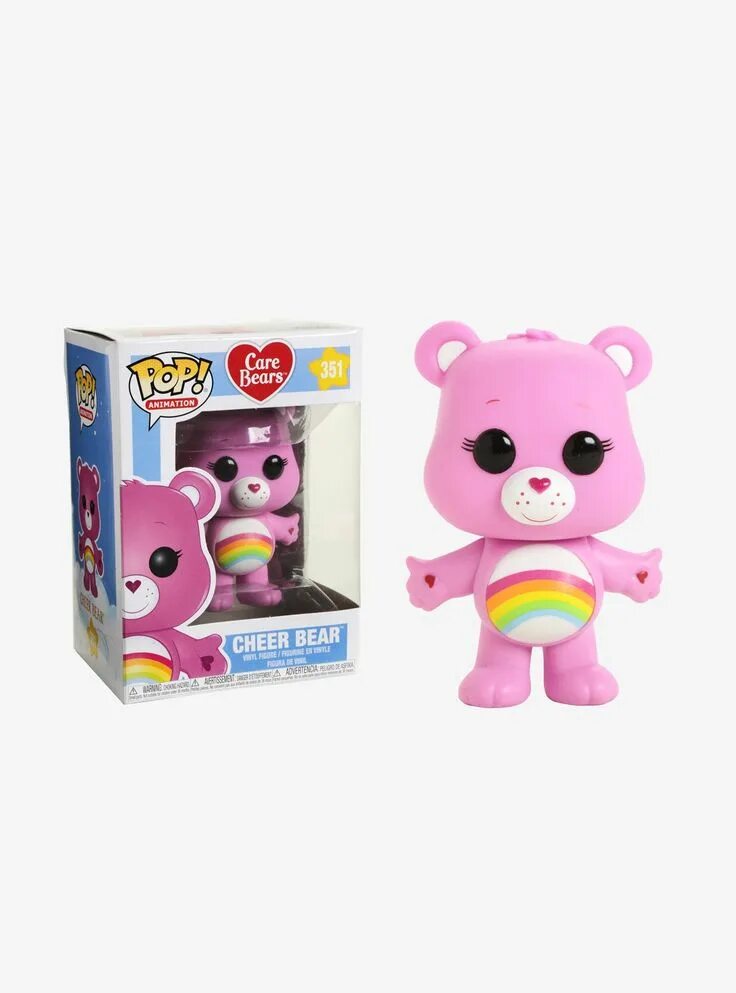 Pop care. Bear Funko Pop. ФАНКО поп заботливые мишки. Фигурка Funko Pop! Animation Care Bears Cheer Bear (351) 26698. Funko Pop Care Bears 420.