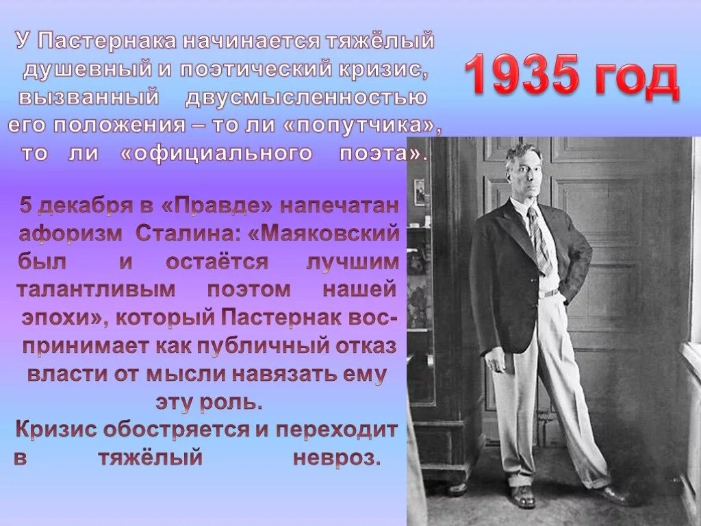 Б Л Пастернак жизнь и творчество. Пастернак 1935. Презентация по б Пастернака. Презентация на тему творчество Пастернака.