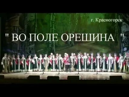 Песню во поле орешина