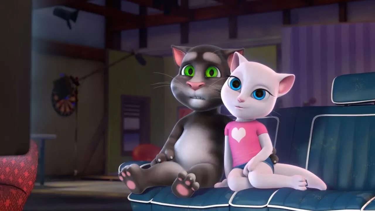 Говорящий том и друзья Анджела. New talking tom