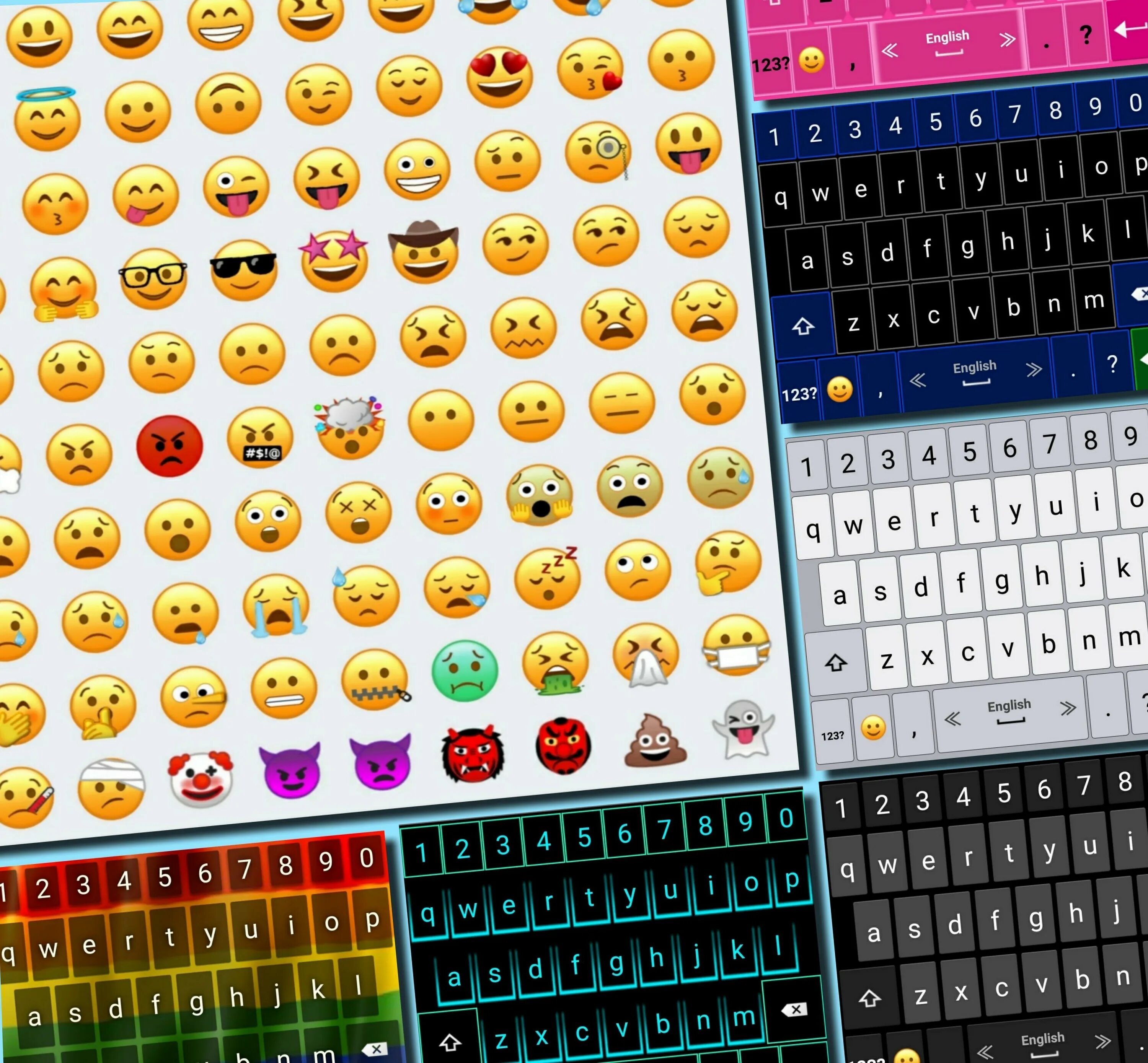 Эмодзи на клавиатуре андроид. Клавиатура emoji keyboard. клавиатура эмодзи на андроид. эмодзи клавиатура приложение. необычные эмодзи клавиатура.