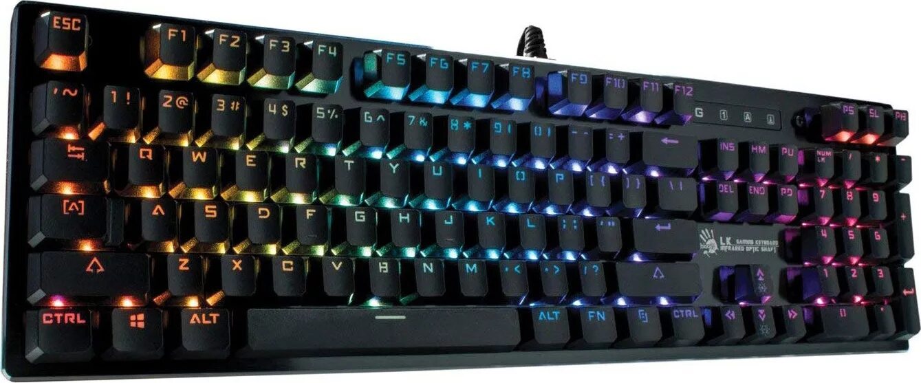 Lk gaming keyboard infrared optic shaft