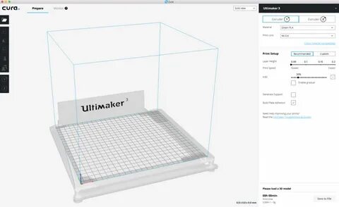 Слайсер для 3d принтера cura