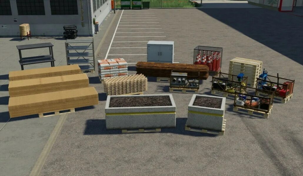 Мод поддоны ящики FS 2013. Пак поддоны FS 19. Поддоны для ФС 17. FS 19 Pallets.