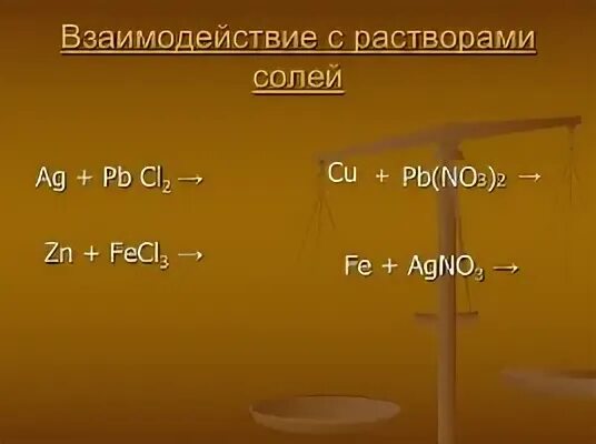 Pb no3 2 zn реакция. Взаимодействие металлов с растворами солей. fe pb no3 2. fe+agno3. zn+fecl2.