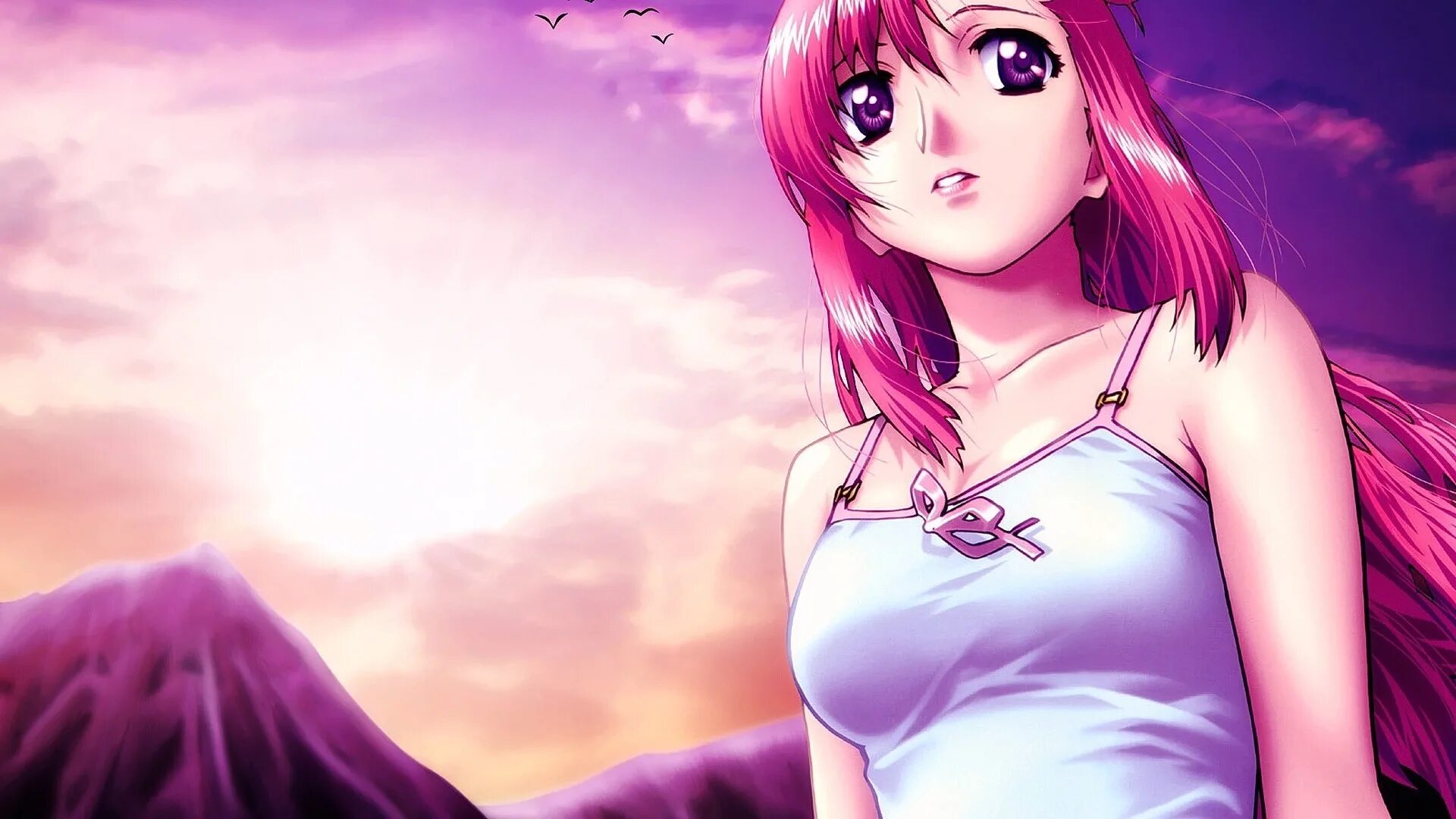 Animated girl. Animated girl
