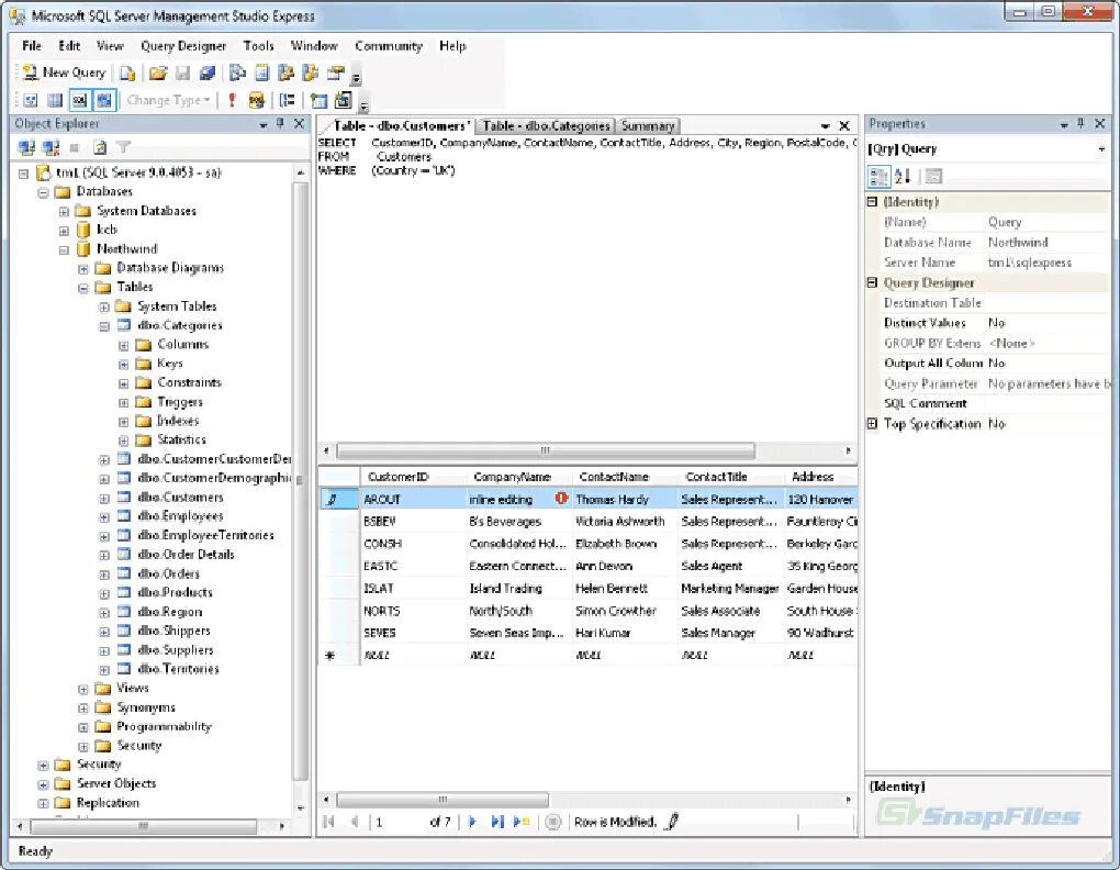 Программа для баз данных sql. Интерфейс sql server management studio. ms sql server интерфейс.