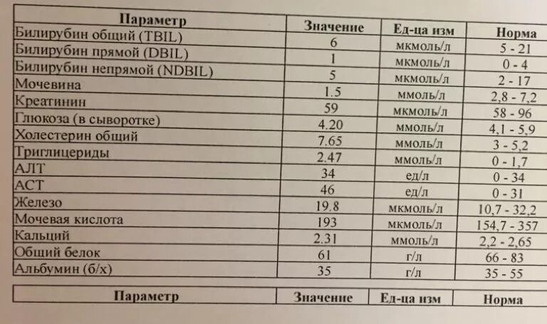 Расшифровка крови при беременности