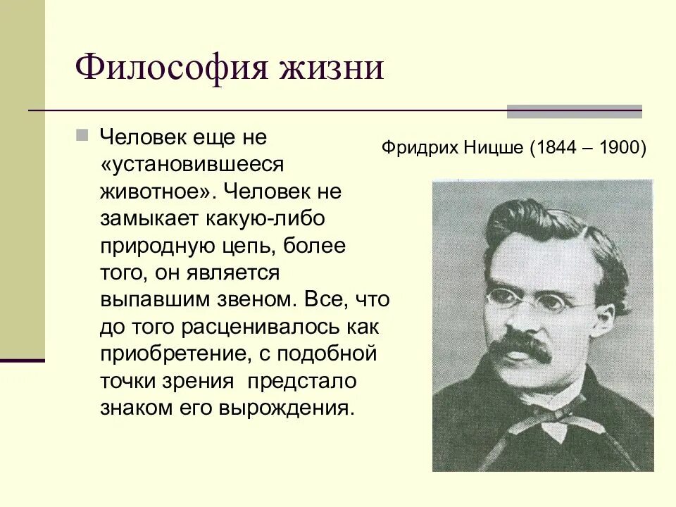 Философия жизни идеи и представители. Философия жизни. философия ницше. философия жизни ф. ницше.. концепции жизни в философии.