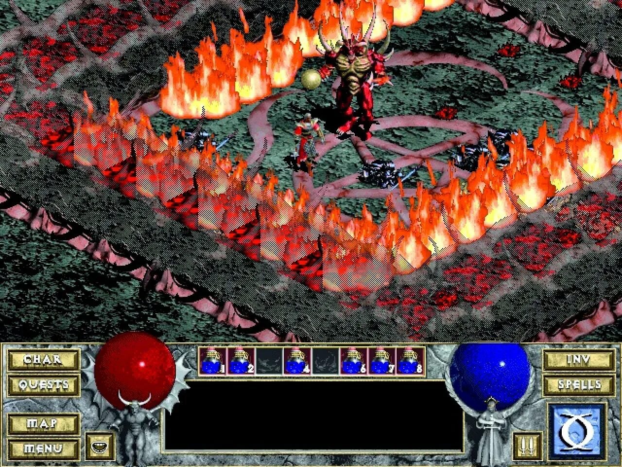 Game diablo играть. Diablo 1. Diablo 1 Diablo. Диабло 1 геймплей. Diablo 2 игра 1996.