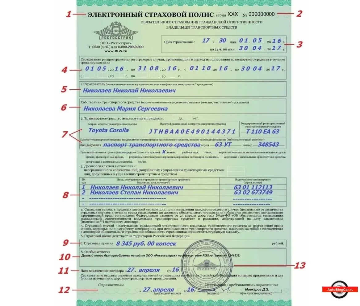Как оформить осаго на новый автомобиль. Полис осаго. страховка автомобиля. страховка транспортного средства. как выглядит электронный страховой полис.