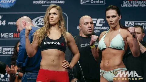 Ronda Rousey, Cat Zingano, and.