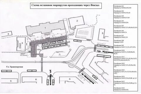 Жд вокзал схема движения