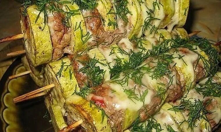 Запеченные цукини с моцареллой и томатами от Шефмаркет!