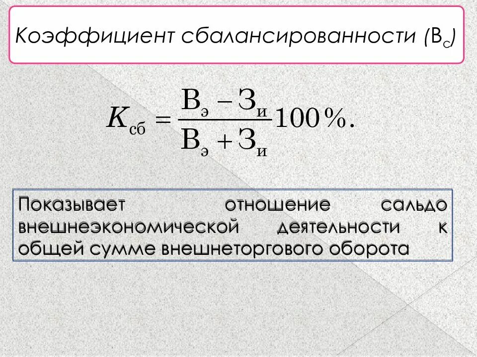 Коэффициент дол. Коэффициент сбалансированности. Коэффициент сбалансированности страхового портфеля. Коэффициент несбалансированности товарооборота. Формула сбалансированности.