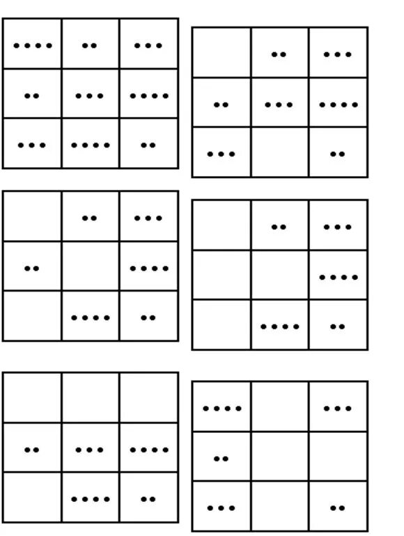 Квадраты с цифрами играть. Магические квадраты для дошкольников 6-7 лет. Магический квадрат для дошкольников. Математический квадрат для дошкольников. Квадрат задания для дошкольников.
