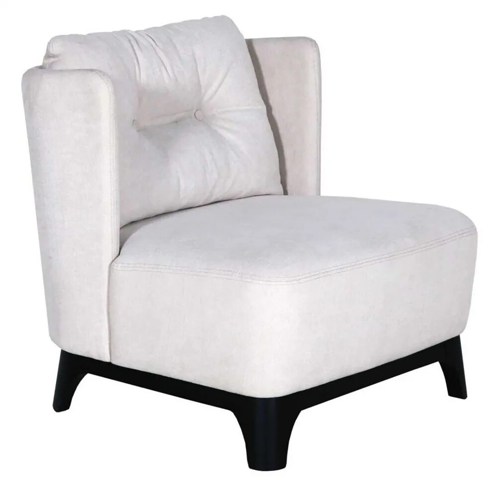 Кресло Альма. Молочное кресло. Красивое белое кресло. Кресло молочного цвета.