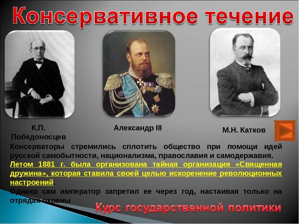 Представители консерватизма в России при Александре 1. Консерваторы при Александре 3 Победоносцев. Представители консерваторов 19 века. Представители церковно политического течения в россии