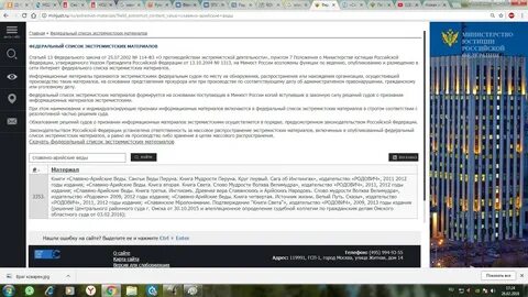 Экстремистские материалы 2023 год