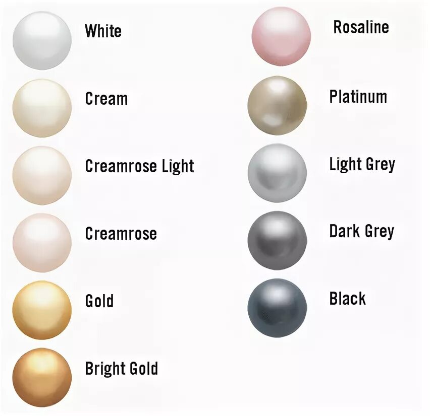 Pearls, Freshwater pearl jewelry, Pearl color