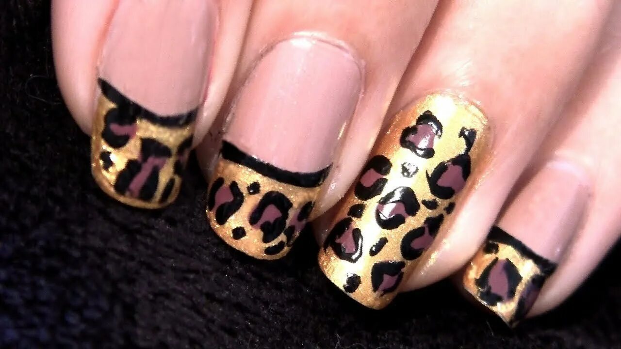 ногти френч леопард. маникюр тигровый френч. желтые леопардовые ногти. ногти френч леопард. френч леопард.