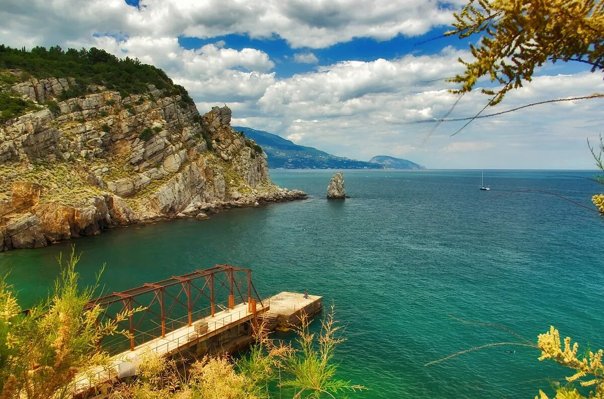 Где красиво в крыму. More Yalta Гурзуф. Крымский полуостров природа Ялта. Ялта берег. Мыс Симеиз.