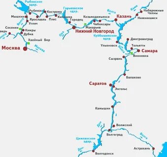 Астрахань волга расстояние