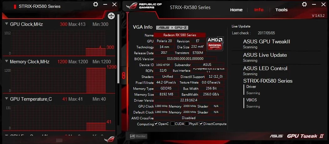 ROG GPU tweak II. 1660 GPU tweak. Strix Monitor программа. ROG Strix GPU tweak 2. Radeon rx 580 drivers