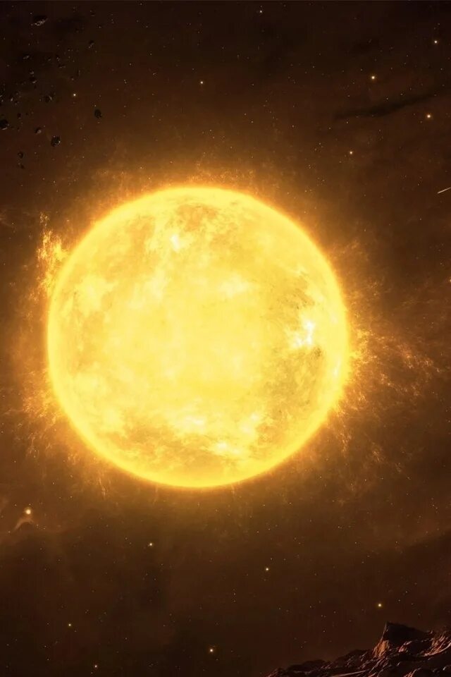 Картинка солнце в космосе