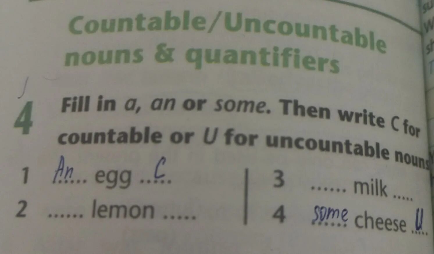 Fill in a an or some then write c for countable or u for uncountable перевод. Ваулина 5 класс fill in a/an or some than write c. Fill a/an or some then write c for countable or u for uncountable. Fill in a an or some then write c for countable or u for uncountable.