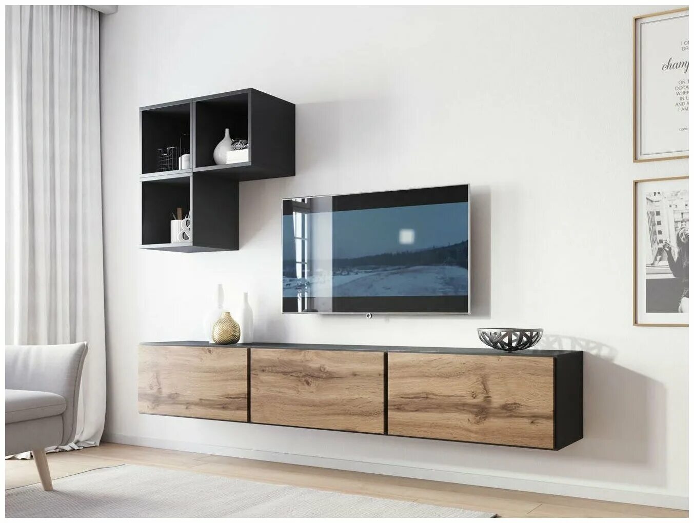 стенка под телевизор. тумба под стенку. гостиная «сенатор» (комплектация 5) мст. тумба под стенку. подвесная тумба для телевизора.