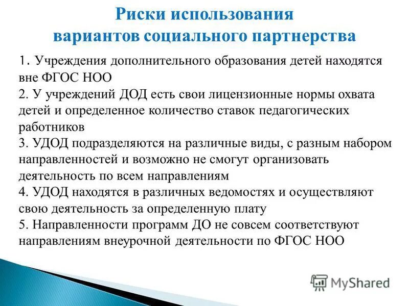 Программ в учреждениях дополнительного образования детей