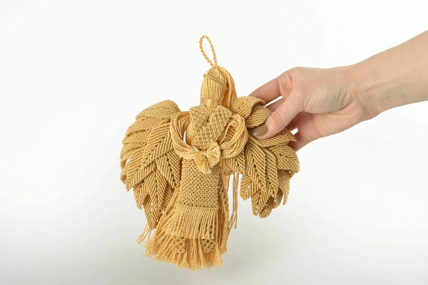 игрушки из макраме. игрушки макраме. макраме ангелочек. игрушки макраме. макраме собачка.