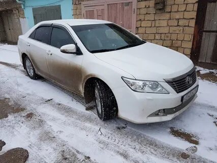 Тойота камри зимой