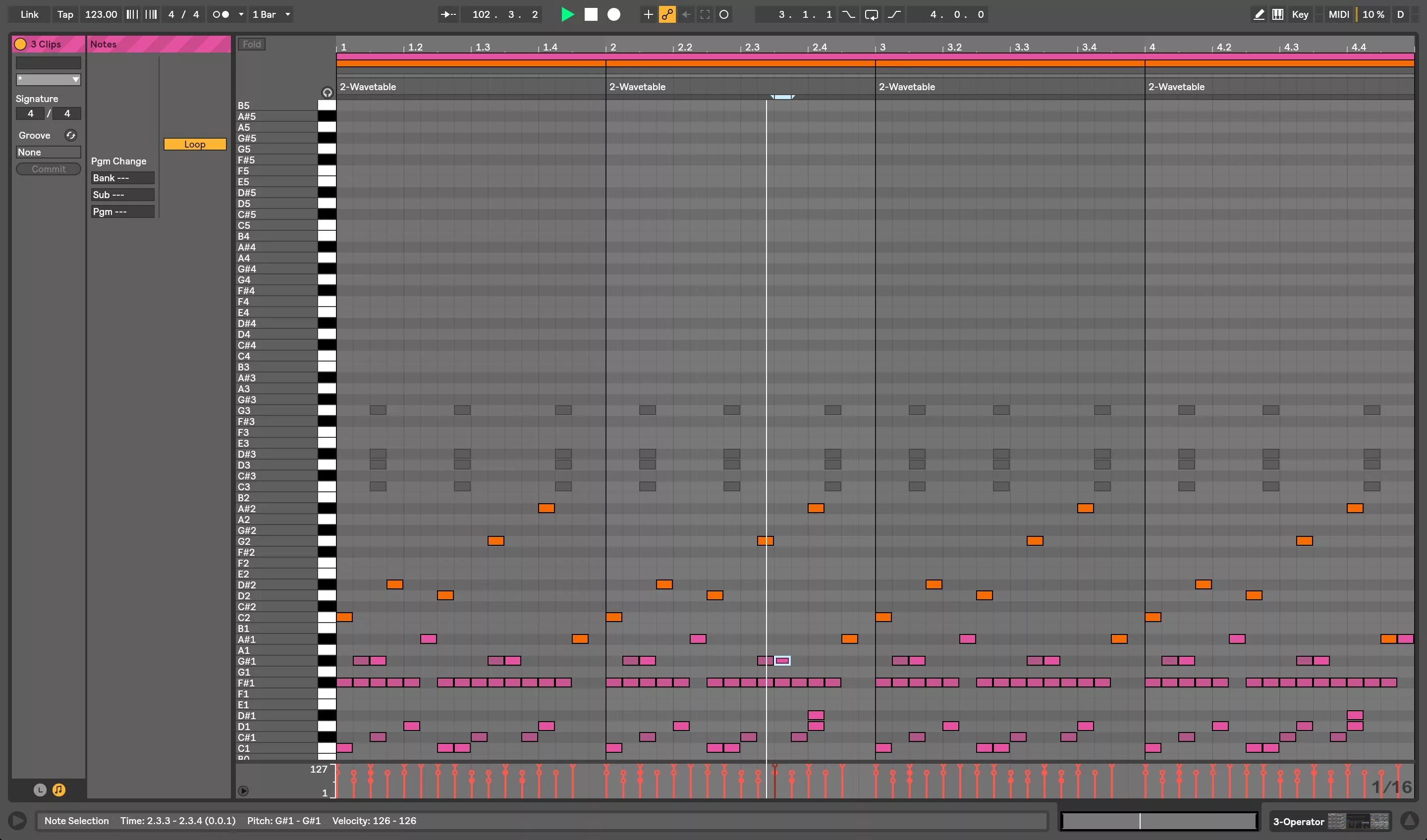 Ableton ноты. Пиано ролл в аблетон. piano roll ableton. ableton live пиано. ableton live piano roll.