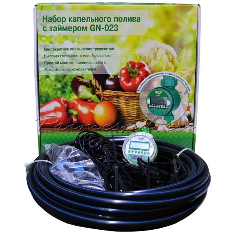 Система капельного полива Green Helper GN-023 С таймером. Капельный полив Грин хелпер. Набор капельного полива GN-001n для теплицы 4*6. Набор для капельного полива "полив-менеджер 17м". Купить набор капельного