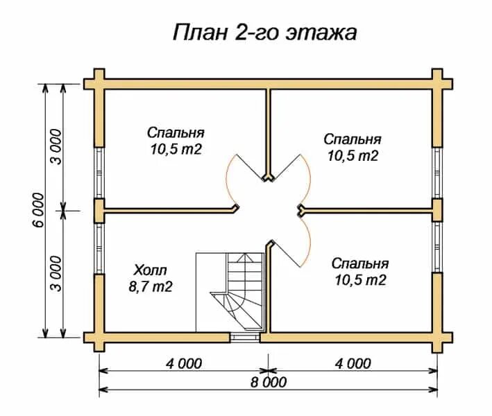 Проект дома 3 5 на 7. Планировка 2 этажного домика 7х8. План этажа деревянного дома. Планировка второго этажа 6 на 8. Планировка второго этажа дома 8 на7.