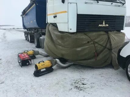 Отогрев фуры