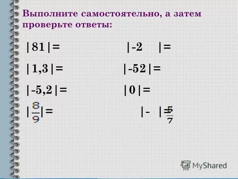 Какие из точек противоположные координаты