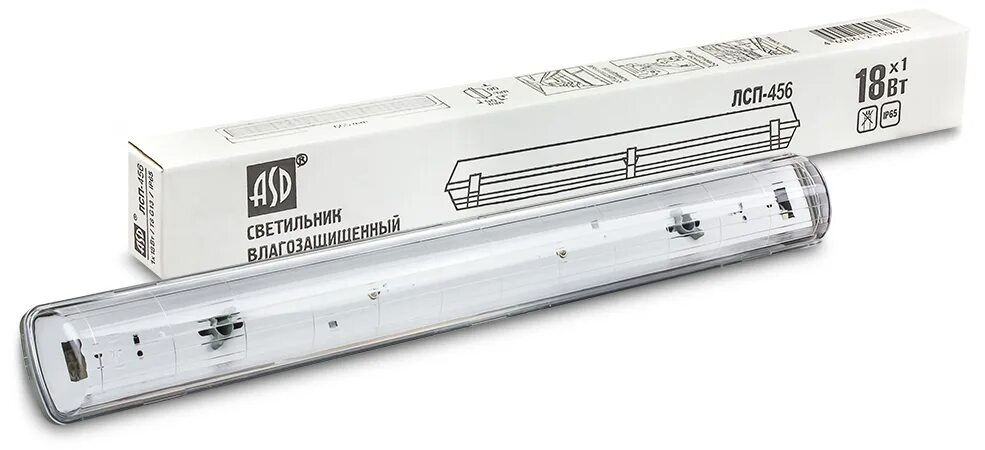 Светильник 18вт ip65. Светильник лсп-456 1х18 вт т8/g13 ip65 asd. asd светильник лсп-456. светильник люминисцентный влагозащитный asd лсп-456 т8 g13 230в. светильник лсп 1х18.