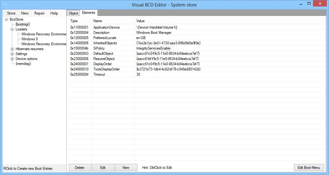 Bcd template store. Редактор bcd. редактор bcd windows. visual bcd editor. редактор bcd windows 10.