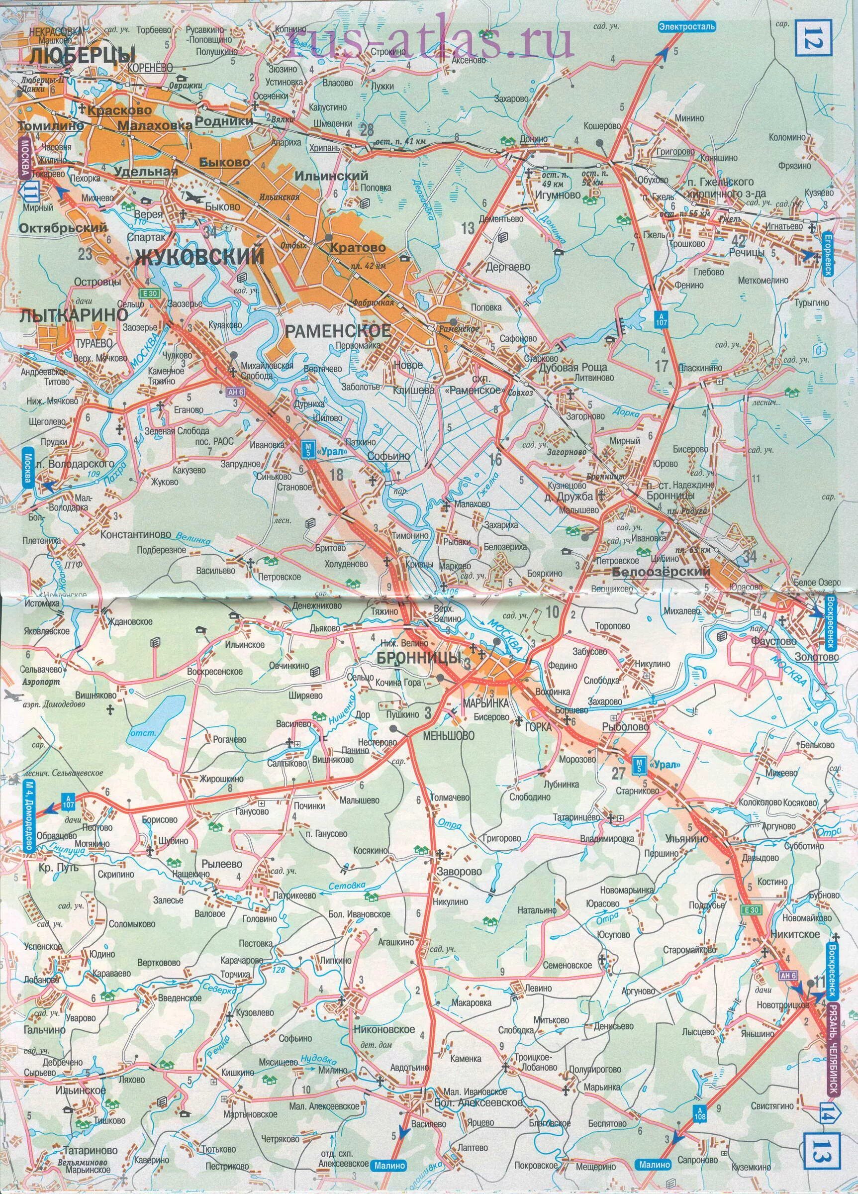 Карта м е. Трасса м5 Рязань Москва. М5 трасса на карте Москвы. Москва Рязань дорога м5. Карта дороги м5.